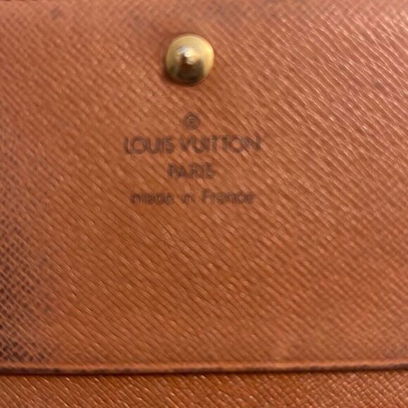 Louis Vuitton Brown Monogram Porte-Amon air Tresor Wallet - Picture 8 of 15